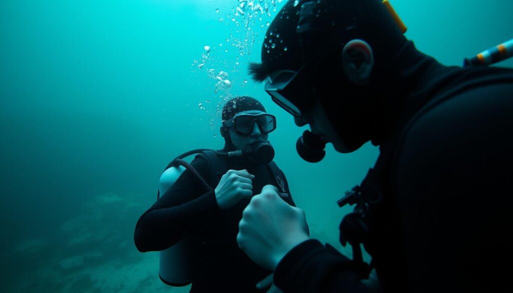 Techniques for scuba diving in cold water Techniques for scuba diving in cold water