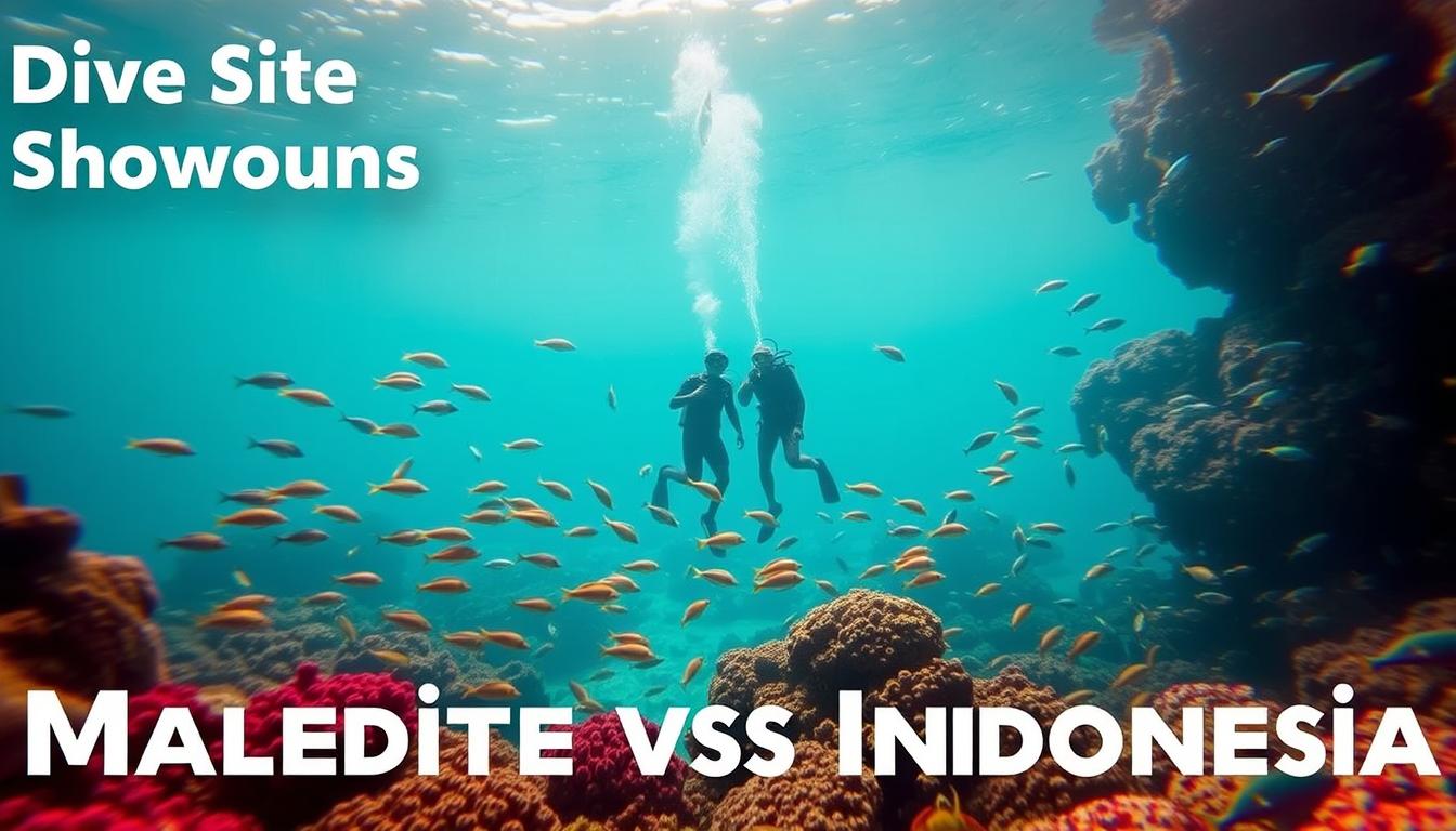 maldives vs indonesia diving