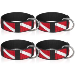 these Eccliy 4 Pcs Scuba Diving Wrist Straps