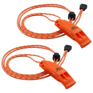 these Emergency Whistles with Lanyard