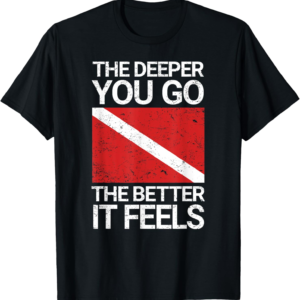 Funny Scuba Red Flag T-Shirt