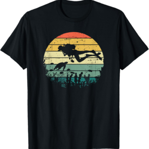 Funny Vintage Scuba Dive Diver T-Shirt